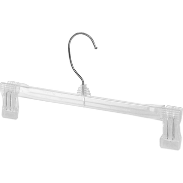 Clear skirt/ pants hanger 12 inch